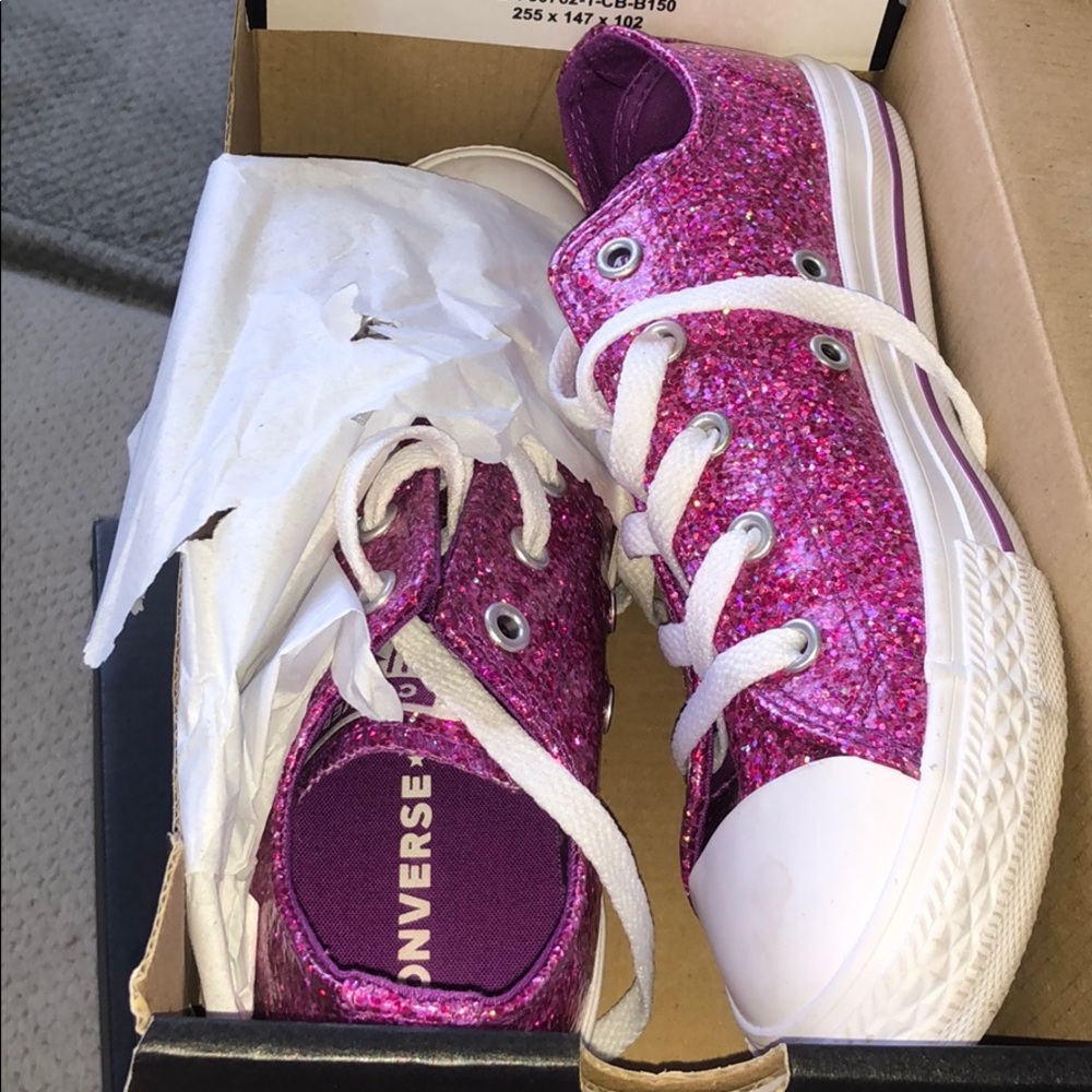 Magenta pink sneakers